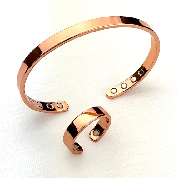 Bracelets Magnétiques En Cuivre Pour Soulager Les Douleurs D'arthrite - Unisexe, Neuf
