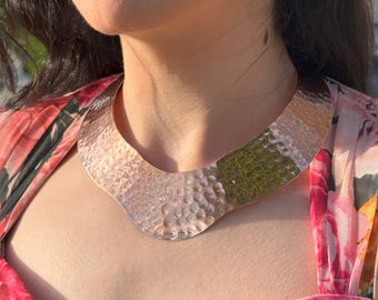 Handmade Pure Copper Choker: Minimalist Vintage Collar