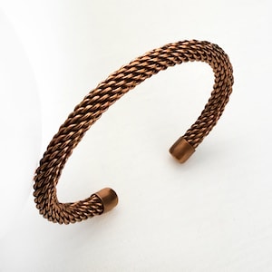 Elegant Pure Copper Therapy Bracelet for Pain Relief & Healing Adjustable Stylish