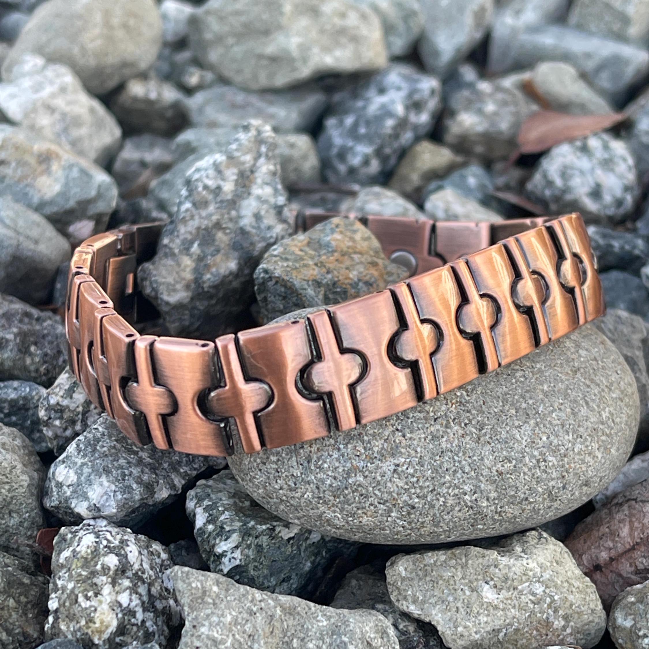Smarter LifeStyle Elegant Copper Magnetic Bracelet for Men