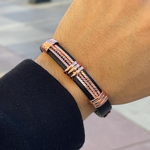 100% Pure Copper Magnetic Therapy Bracelet for Pain Relief & Healing Adjustable