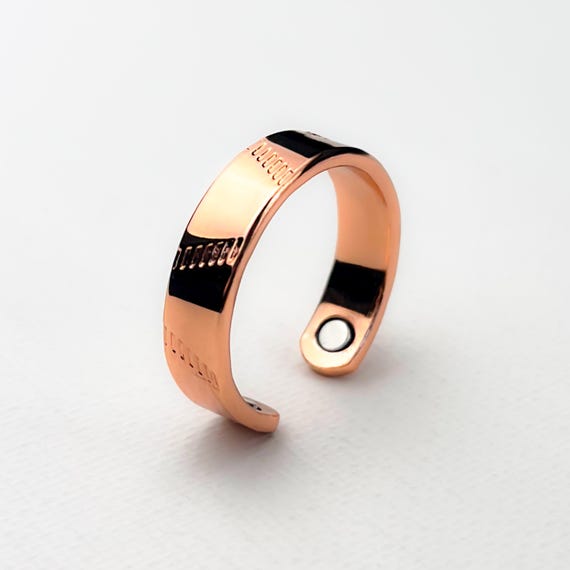 Rainso Bracciale Da Uomo, Bracciale Magnetico In Rame Puro, Bracciale Magnetico Da Uomo, Sollievo Dal Dolore Per Artrite, Terapia A Doppia Fila, In Confezione Regalo Nera(Nero Opaco - Foto 10