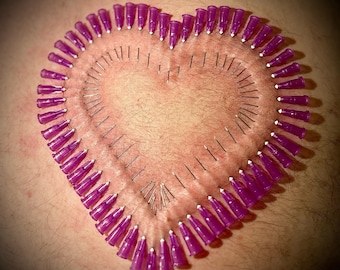 BIG LOVE - Needle Play Piercing Stencil