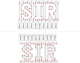 SIR STABBY - Needle Play Piercing Stencil