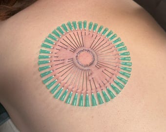 TRANSGENDER GLYPH - Needle play Piercing Stencil