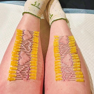 HEART OVER HEELS - Needle Play Piercing Stencil