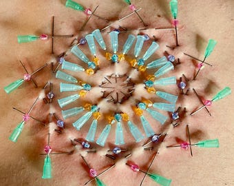 PUSHING MY BUTTONS - Needle Play Piercing Stencil