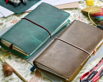 Leather Travel Notebook Bookbinding Kit