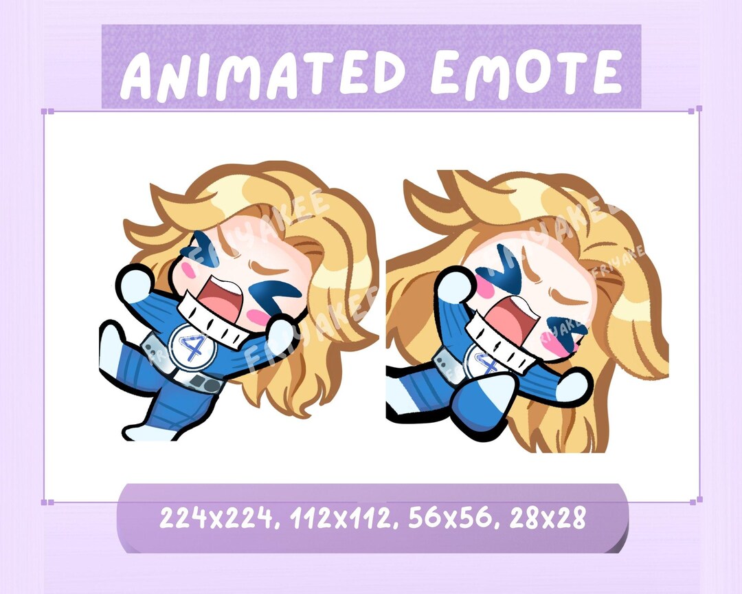 Animated Invisible Woman Tantrum Emote: Marvel Rivals Twitch Discord ...