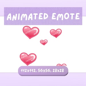 Animated Emote | Emote | Heart | Twitch Emote | YouTube | Discord |Stream Emotes | Heart Emote