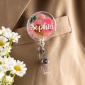 Resin Dried Flower Nurse Badge Holder, Real Flower Badge Reel for Nurse Gift, Custom Name Badge Reel, RN badge reel, Gift for Nurse,Doctor product logo