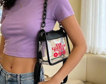 BTS ARIRANG World Tour Clear Crossbody Bag, Kpop Transparent Concert Bag, Stadium Approved Clear Purse,K-Pop Concert Gifts