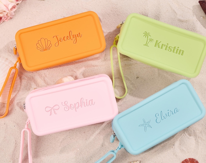 Personalized Beach Bag | Waterproof Bag | Sunscreen Organizer | Swimming Goggle Organizer | Waterproof Travel Bag | Waterproof Cosmetic Bag