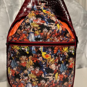 dragon ball z backpack louis vuitton This backpack features durable 100% PVC construction Dragon Ball Z Sling Bag