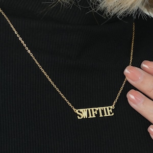 Collar con nombre y letra de molde personalizado: collar con nombre, joyas con nombre en negrita, collar llamativo, regalo para ella, collar con letras
