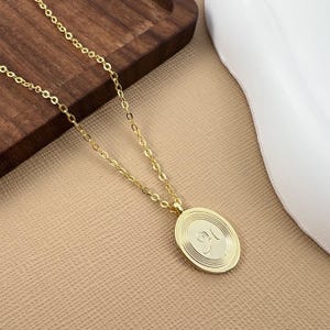 Collar con inicial grabado personalizado: collar con letras personalizado, collar con inicial de plata esterlina, collar con colgante de inicial, collar con monograma