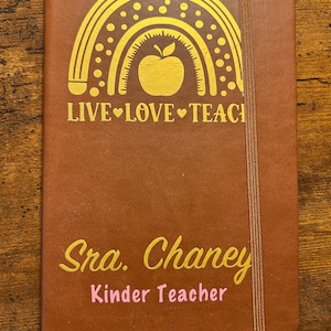 Personalized hardcover journal