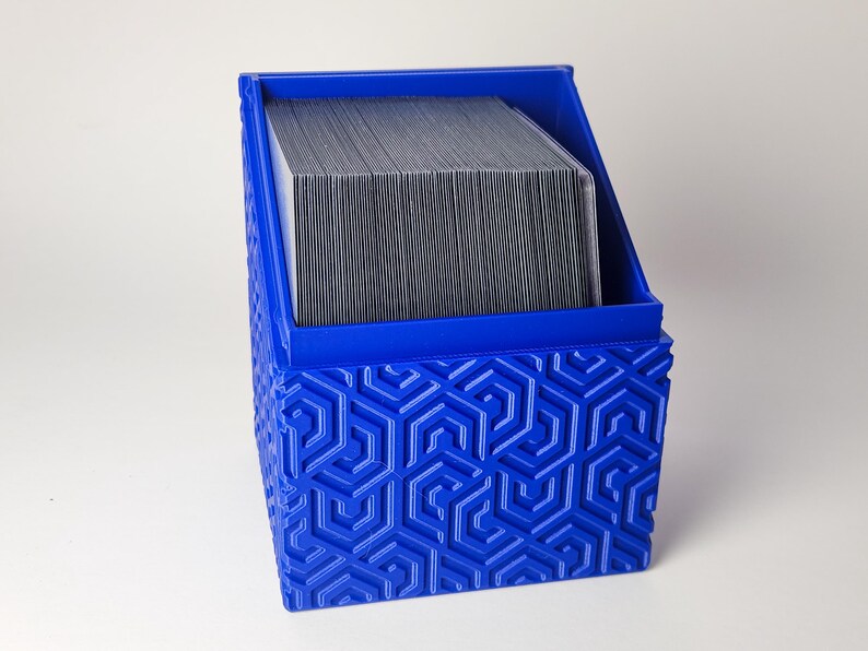 Deck Box STL 3D Printable | Tiled Cs | Holds 100+ Sleeved Cards ...