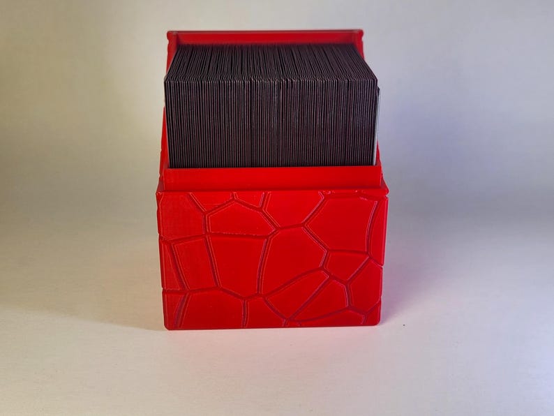 Deck Box STL 3D Printable | Stones | Holds 100+ Sleeved Cards ...