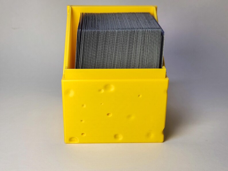 Deck Box STL 3D Printable | Cheese | Holds 100+ Sleeved Cards ...