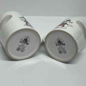 Disney Parks Interlocking Je t'aime I Love You Minnie & Mickey Mouse XOXO Mugs image 10