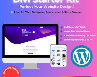 Divi Theme & Builder Starter Kit: WordPress Website Templates