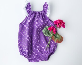 ready to ship monkey ruffle romper ruffle bum romper Baby ruffle romper baby girl romper OOAK summer suit flutter sleeve romper