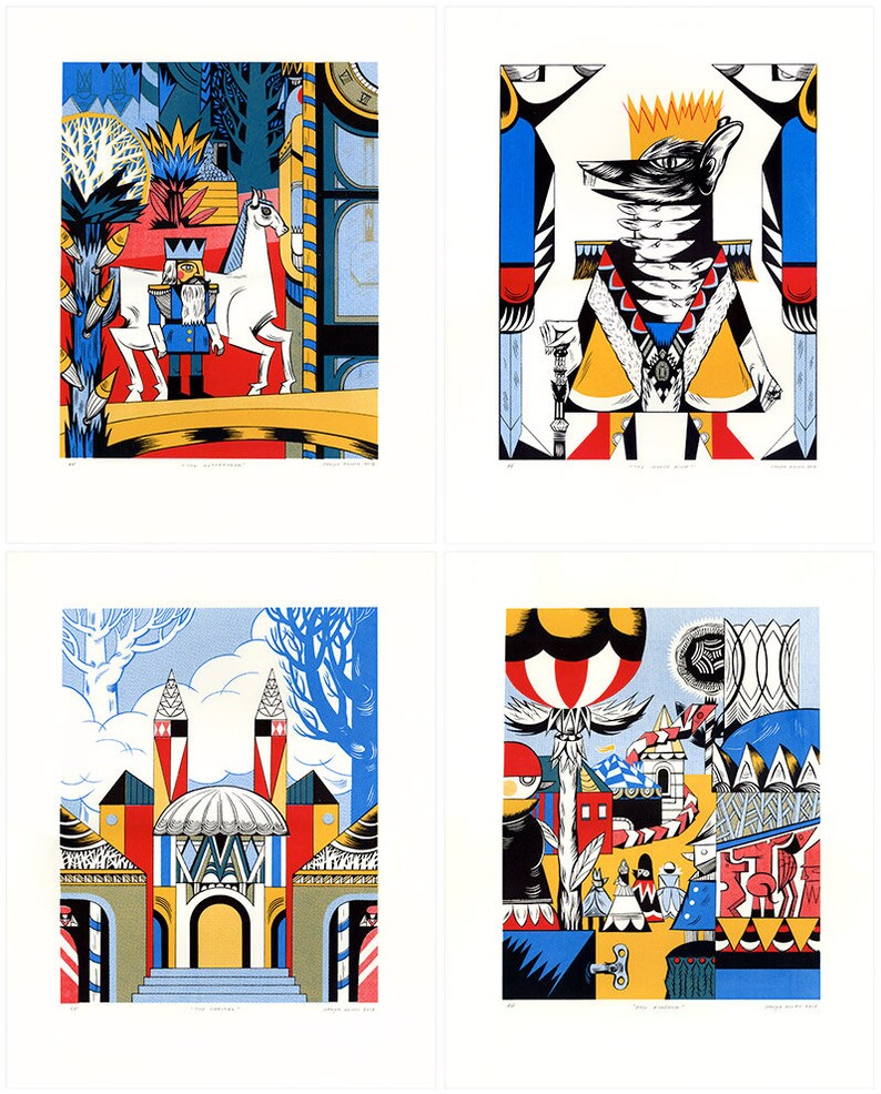 Sevenheaded Mouse King from The Nutcracker Original Art Etsy