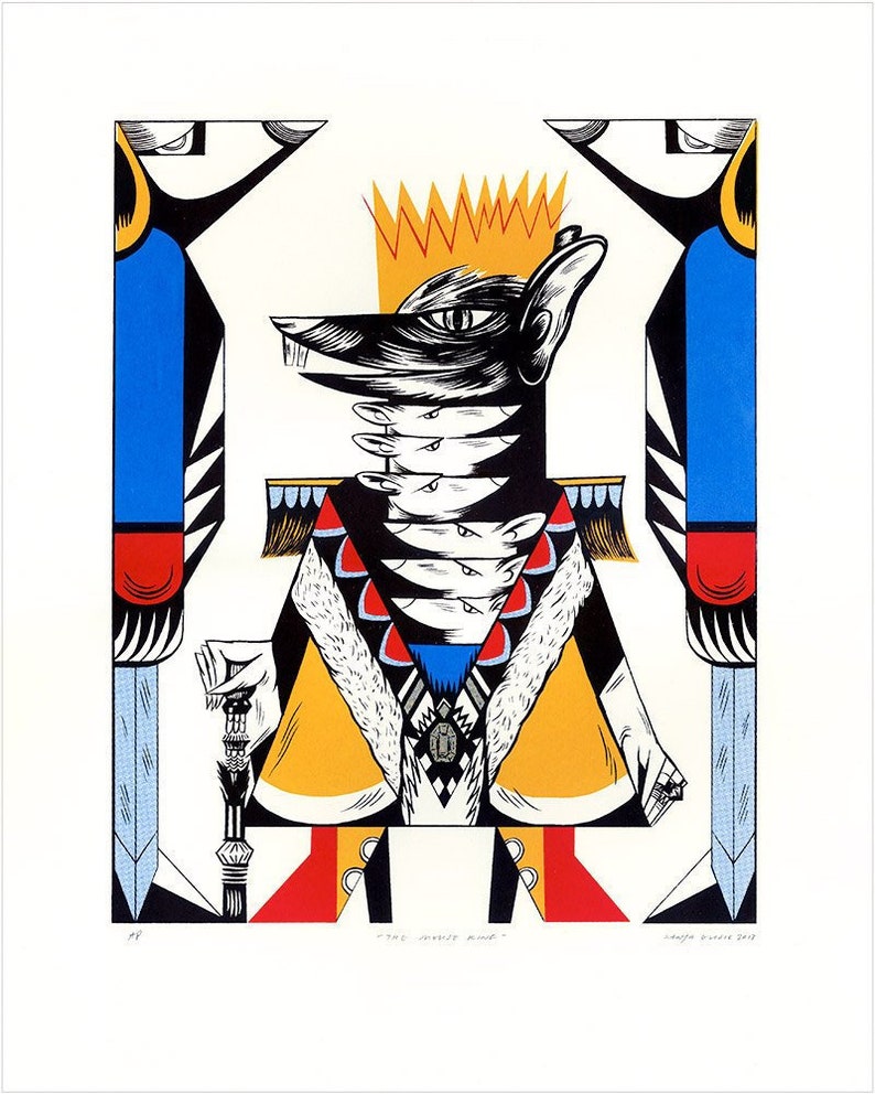 Sevenheaded Mouse King from The Nutcracker Original Art Etsy