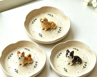 Personalized Dog Jewelry Ring Dish,Custom 3D Pet Sculpture Ring Dish,Dog Birthday Gifts