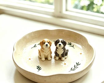 Personalized Dog Jewelry Ring Dish, Custom Pet Ring Dish,Dog Anniversary Gift