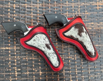 Holsters matched set with Hair-on-hide.