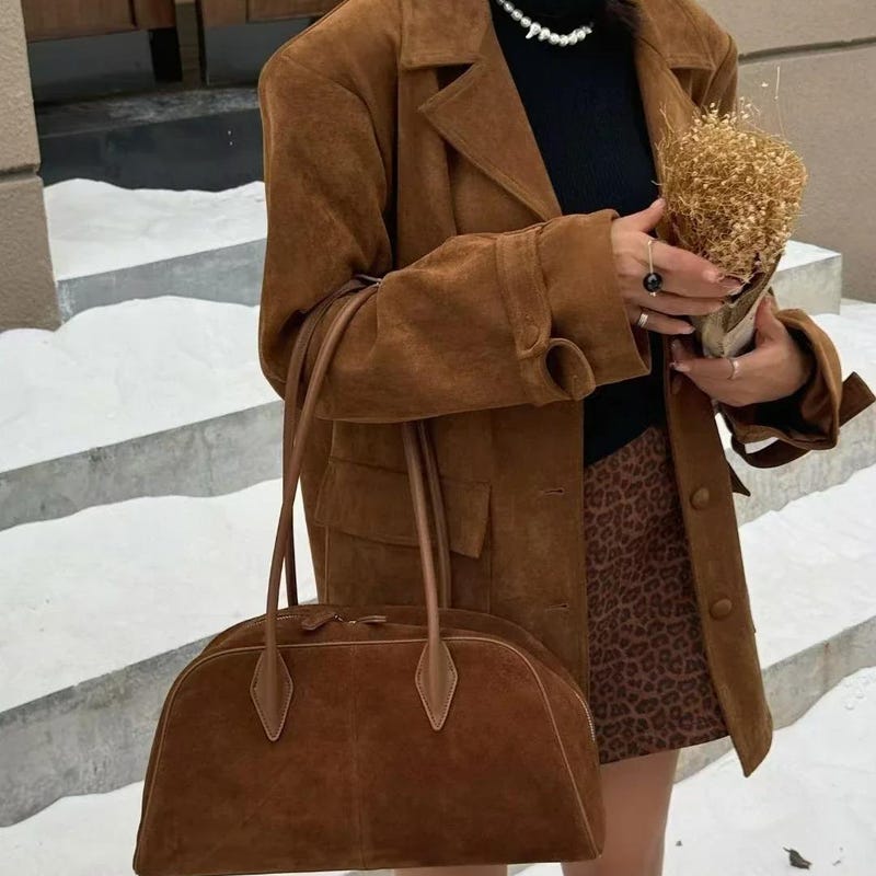 Anthem Bag in suede leather main image 0