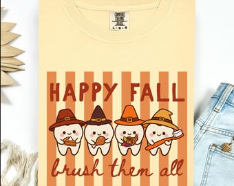 Comfort Colors Dentist thanksgiving shirt, Dental Hygienist Gift, Dental Assistant Tee, Dental Hygiene, Dental Thanksgiving T-shirt