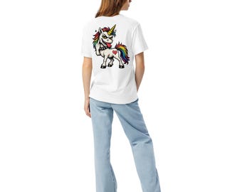 Heavyweight textile-dyed unisex T-shirt
