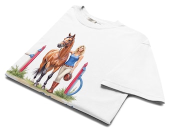 Heavyweight textile-dyed unisex T-shirt
