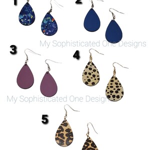 Teardrop Earrings by My Sophisticated One Designs