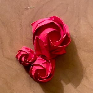 Rosas de origami