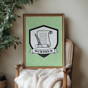 Fourth Wing Scribes Quadrant | Digital Art Print