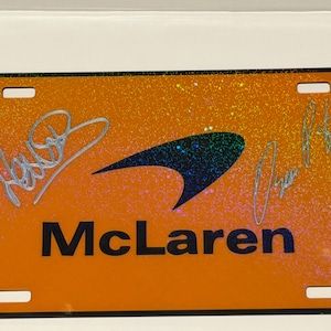 F1 Team License Plate - 3D Printed with Replica Autographs - 2026 image 16