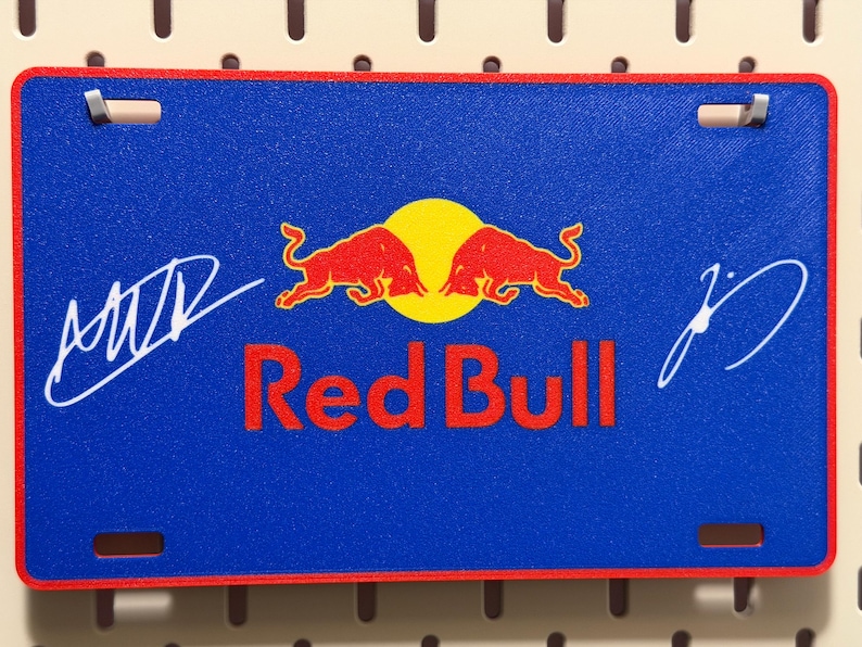 F1 Team License Plate - 3D Printed with Replica Autographs - 2026 image 14