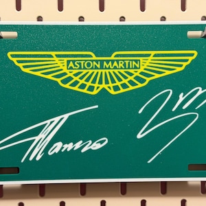 F1 Team License Plate - 3D Printed with Replica Autographs - 2026 image 15