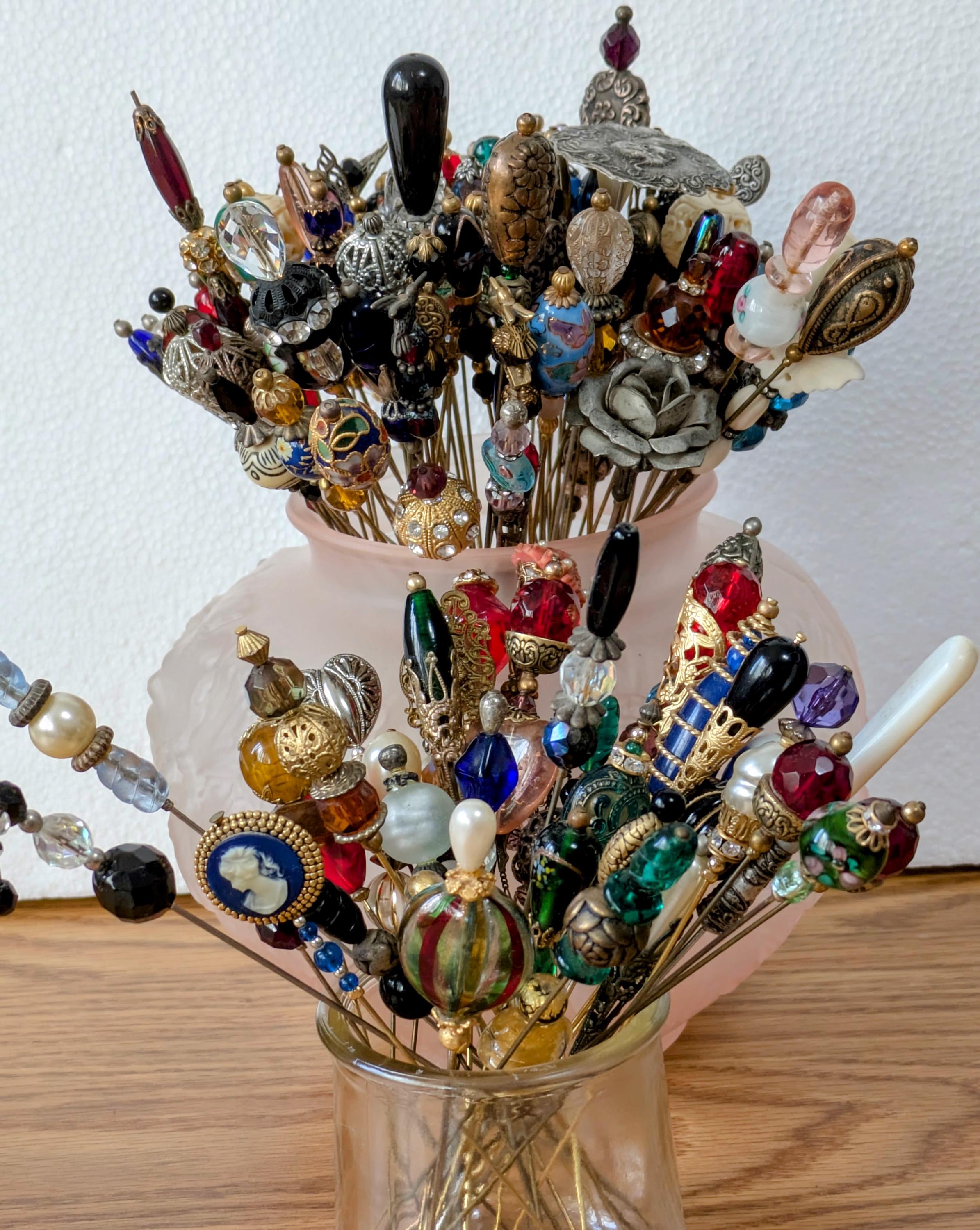 Vintage Victorian Hatpins - Etsy
