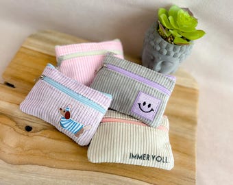 Geldbörse | Mini Geldbörse | Portmonnaie | Mini Portmonnaie | Täschchen | Cord Geldbörse | Cord Täschchen