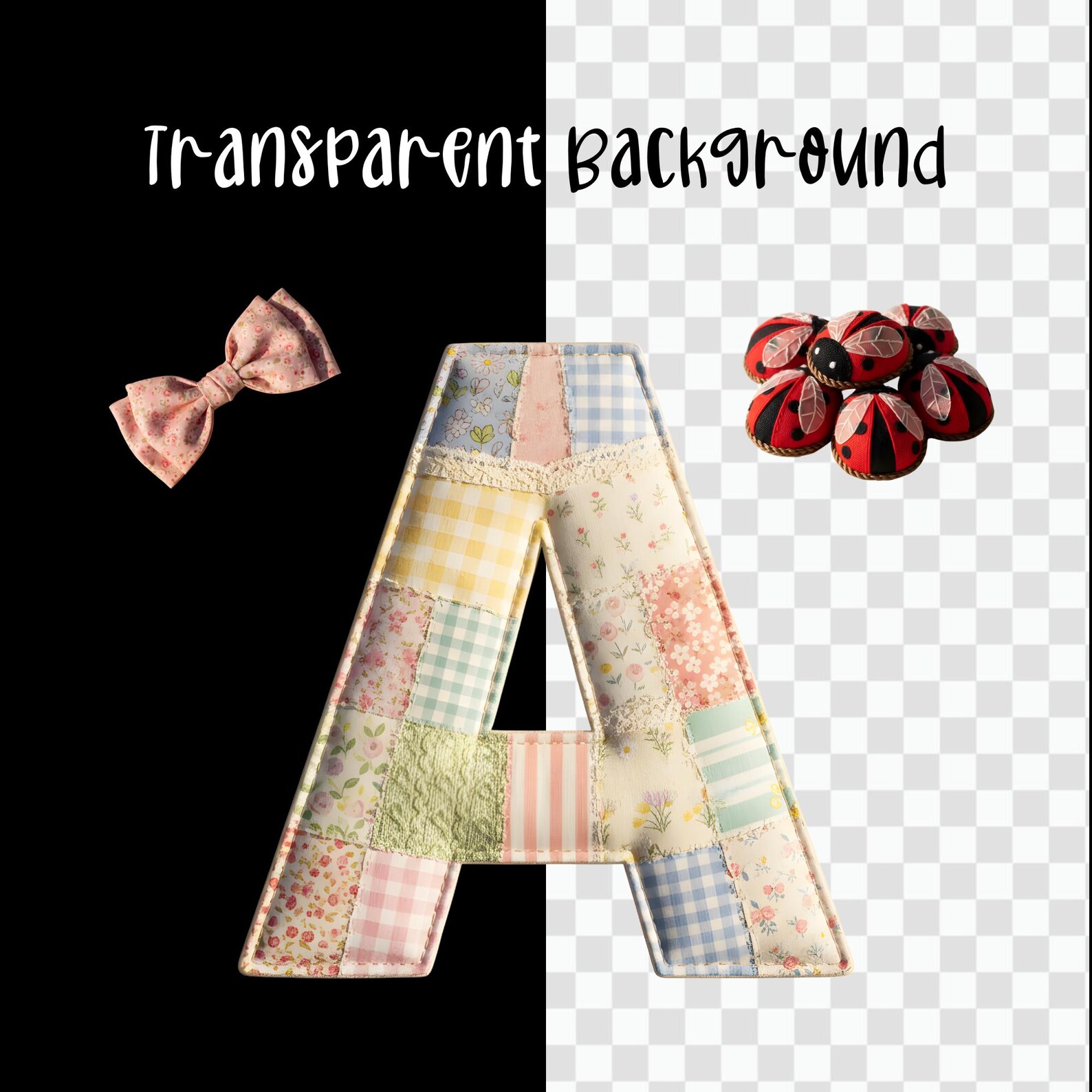Spring Patchwork Quilt Alphabet PNG Clipart (digital Download) - Etsy