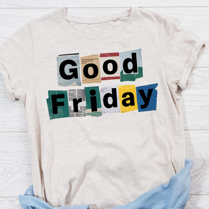 Good Friday Letters PNG: Magazine Cutout Alphabet (digital Download) - Etsy
