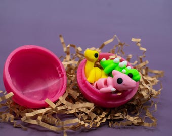 Dinosaur Mystery Egg Suprise Fidget Gift | Desk Pet and Bookshelf Decoration