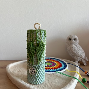 Wax Candles for Abundance, Natural Soy Wax, Wax Intention Candle Wealth Finances, Candle for Wealth, Prosperity, Abundance, Money Candle