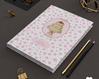 Libro de recetas personalizado: ilustración gastronómica, libro de cocina personalizado