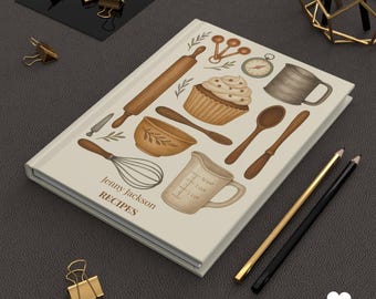 Libro de recetas personalizado: diario de repostería y libro de cocina personalizados